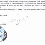 Schreiben der exa-Icfighters zur Qualität des Eises im Eiszirkus Leipzig