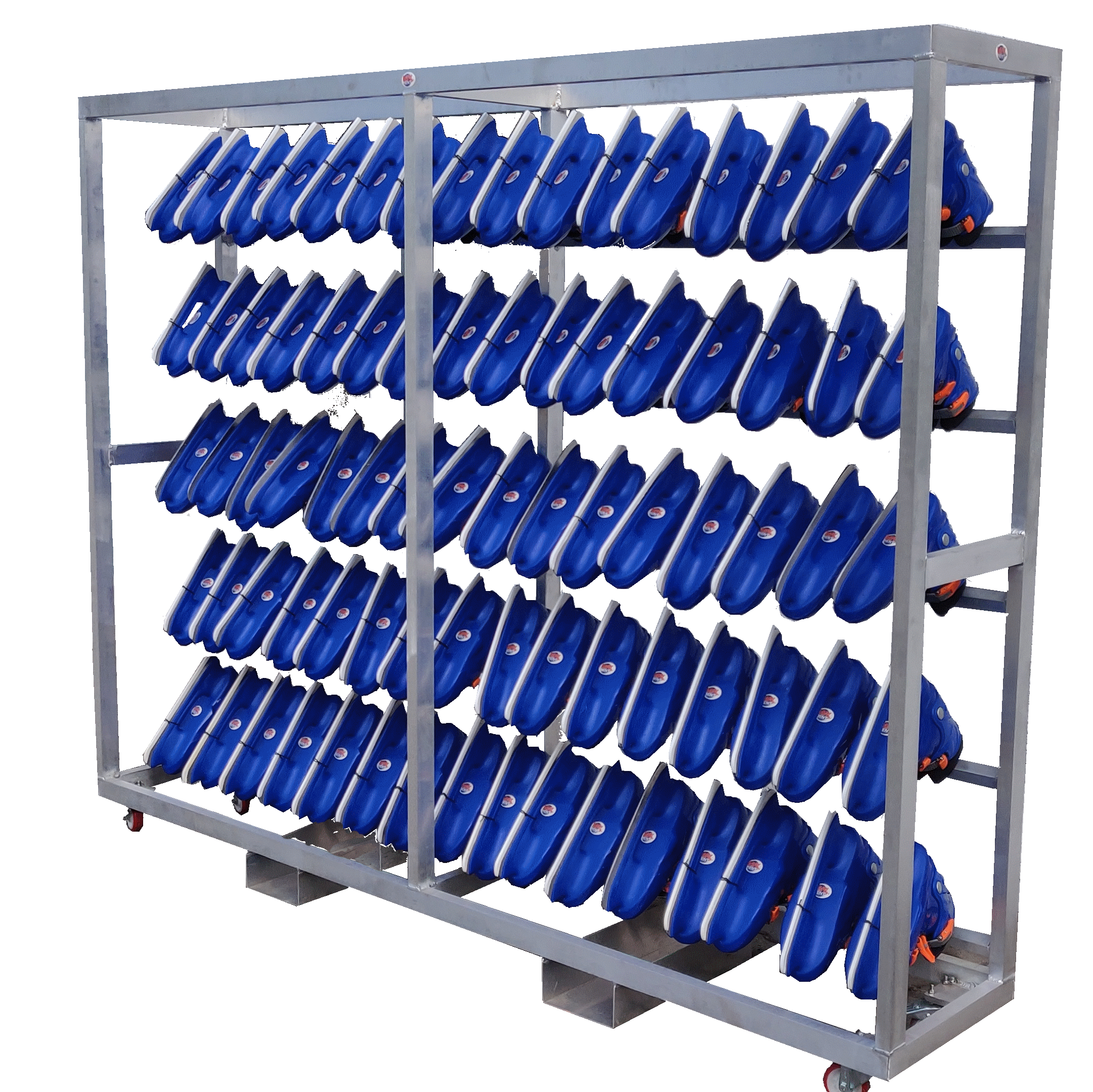 Alu- Schlittschuhregal